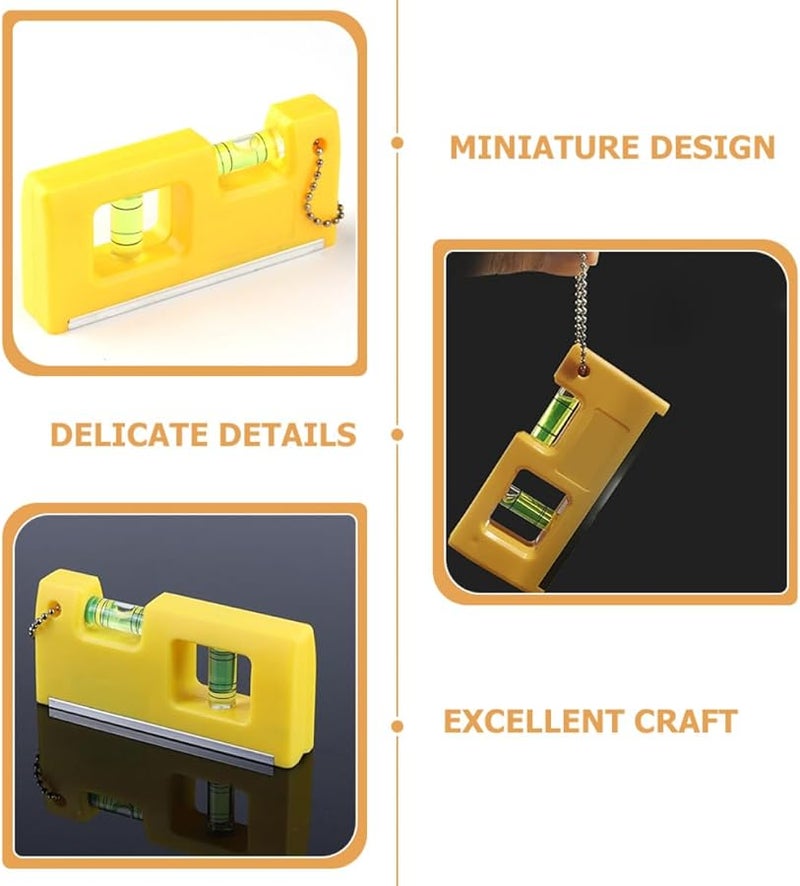 مستوى الفقاعة المغناطيسي المحمول الصغير عالي الدقة أداة الروح تصميم السلسلة المعلقة - Image 5